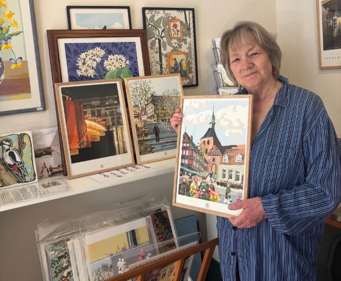 Billedkunstner i Svendborg. Atelieret
